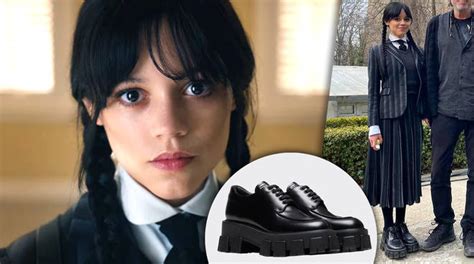 wednesday addams shoes netflix